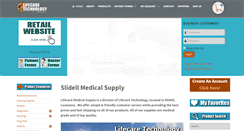 Desktop Screenshot of lifecaremedical.com